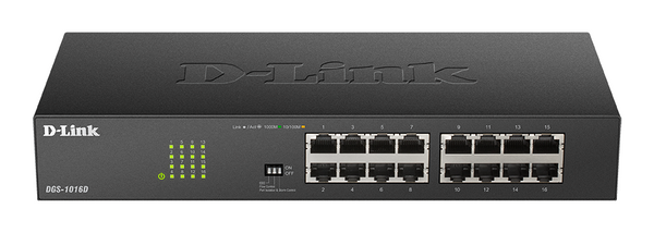 D-Link DGS-1016D/E – 16-port Gigabit-netværksswitch