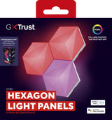 TRUST GXT903 VYBZ LED HEXAGON PANEL 3-PACK