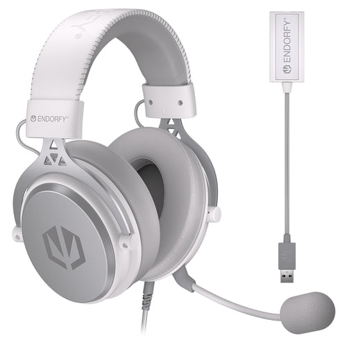 ENDORFY VIRO Plus USB Onyx White Headset