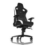 Noblechairs EPIC Äkta Läder Svart/Vit/Röd