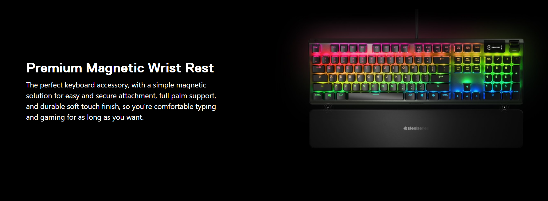 Steelseries - Apex 5 Hybrid Mechanical Gaming Keyboard - Nordic Layout