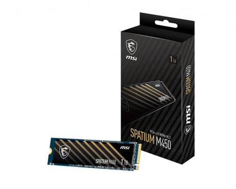 MSI SPATIUM M450 V1 1 TB SSD - M.2 PCIe 4.0 NVMe - produktbillede