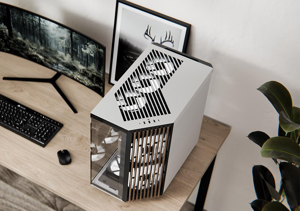 APNX V1, Midi-Tower, ATX, Tempered Glass - black / white Aerocool Advanced Technologies Co., LTD (APNX)