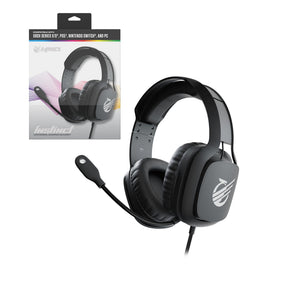 KMD Instinct Universal – sort gamingheadset – sort headset med mikrofon og emballage