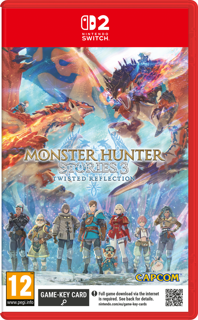 Monster Hunter Stories 3: Twisted Reflection – Nintendo Switch 2 – spilæske med Game-Key Card