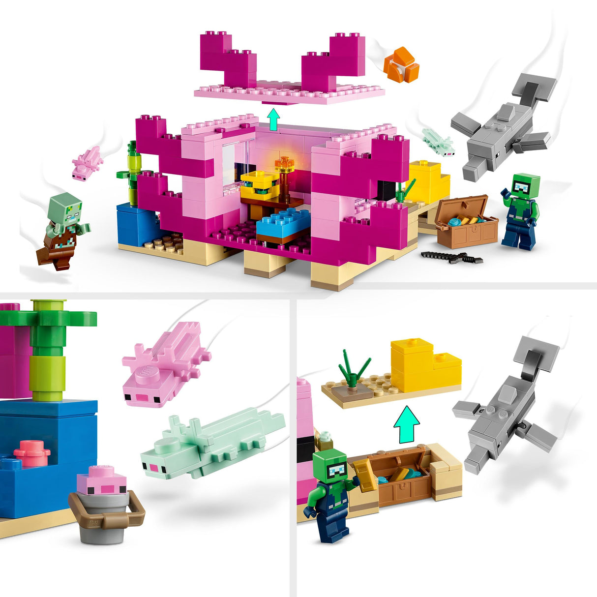 LEGO Minecraft - The Axolotl House (21247)