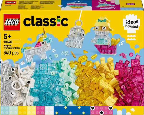 LEGO 11040 Klassisk magisk låda med genomskinliga klossar