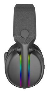 Subsonic Vektra – sort trådløst gamingheadset med RGB – mikrofon og ørekop