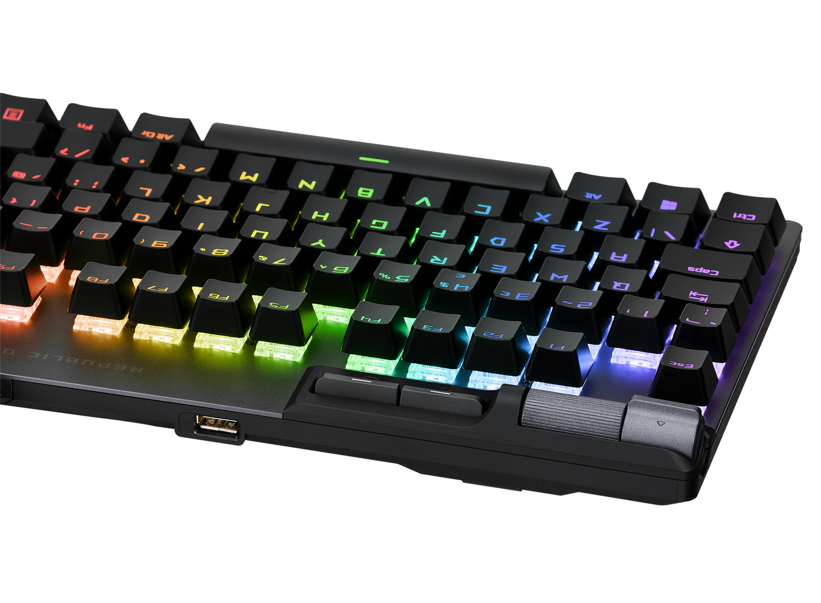 ASUS ROG Strix FLARE II ANIMATE PBT Gaming Tangentbord (NX Red Switches)