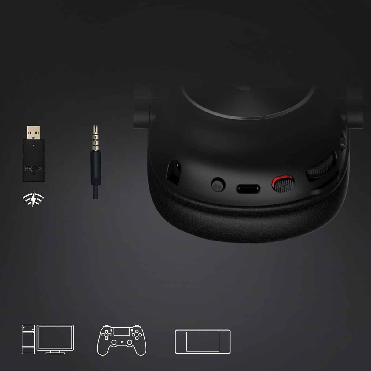 Logitech - PRO X 2 LIGHTSPEED Trådlöst Spelheadset