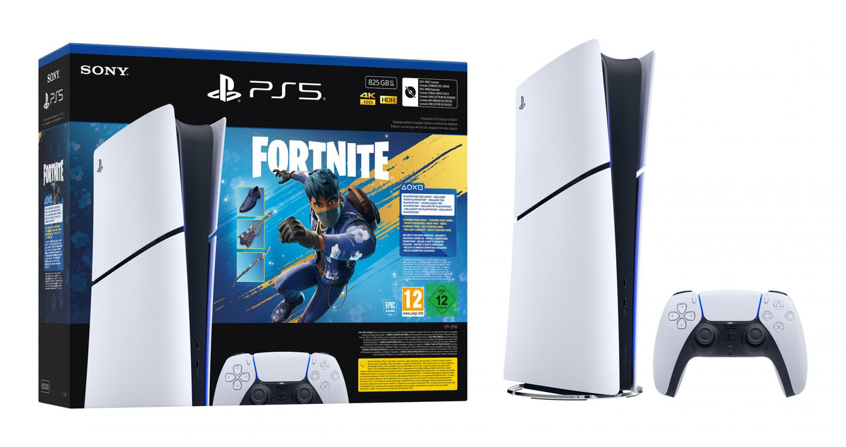 Sony PS5 Slim Digital Edition 825 GB – Fortnite Flowering Chaos – produktdetalje 4