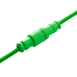 CableMod Pro Coiled Keyboard Kabel USB A Till USB Typ C, Viper Green - 150cm