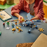 LEGO NINJAGO 71855 – Ninjadragen Riyus kamp – dragen samles ved et bord