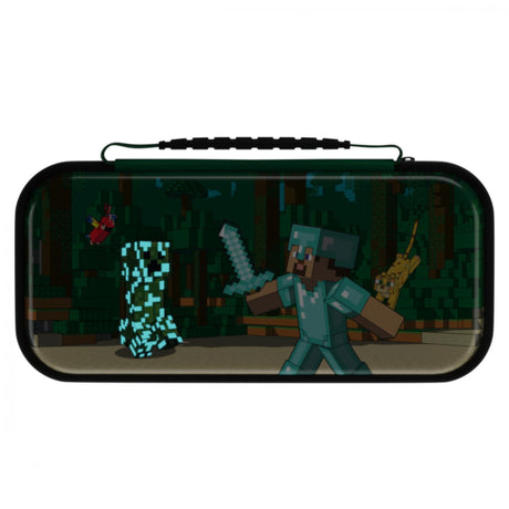 PDP Travel Case Plus GLOW - Minecraft Forest Battle PDP