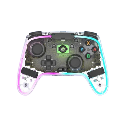 Deep Explorer Neon – flerfarvet controller til Switch og Switch 2 – forside