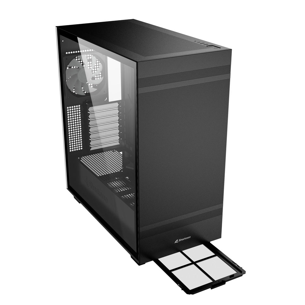 Sharkoon REBEL C50 RGB ATX Full Tower Chassi - Svart