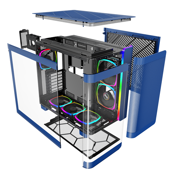Montech King 95 Pro Blue - Böjt Glas