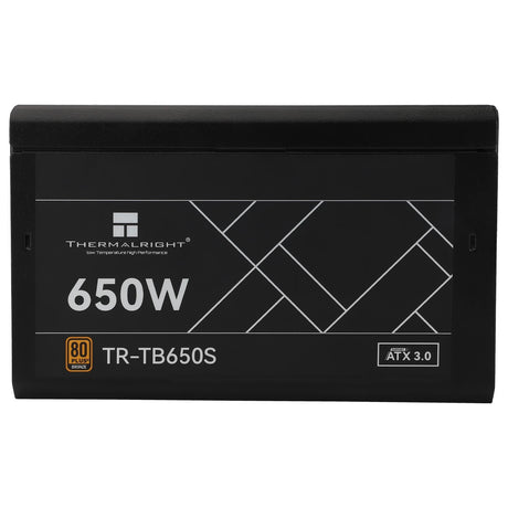Thermalright TR-TB650S  Black -PSU, 80+ Bronze, 650W Shenzhen Deli Ming Technology Co. LTD (Thermalright)