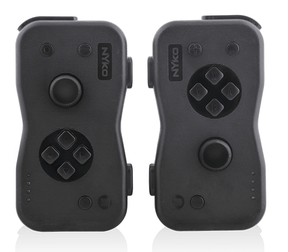 Nyko Dualies – trådløst controllerpar til Nintendo Switch – sort – produktbillede 1