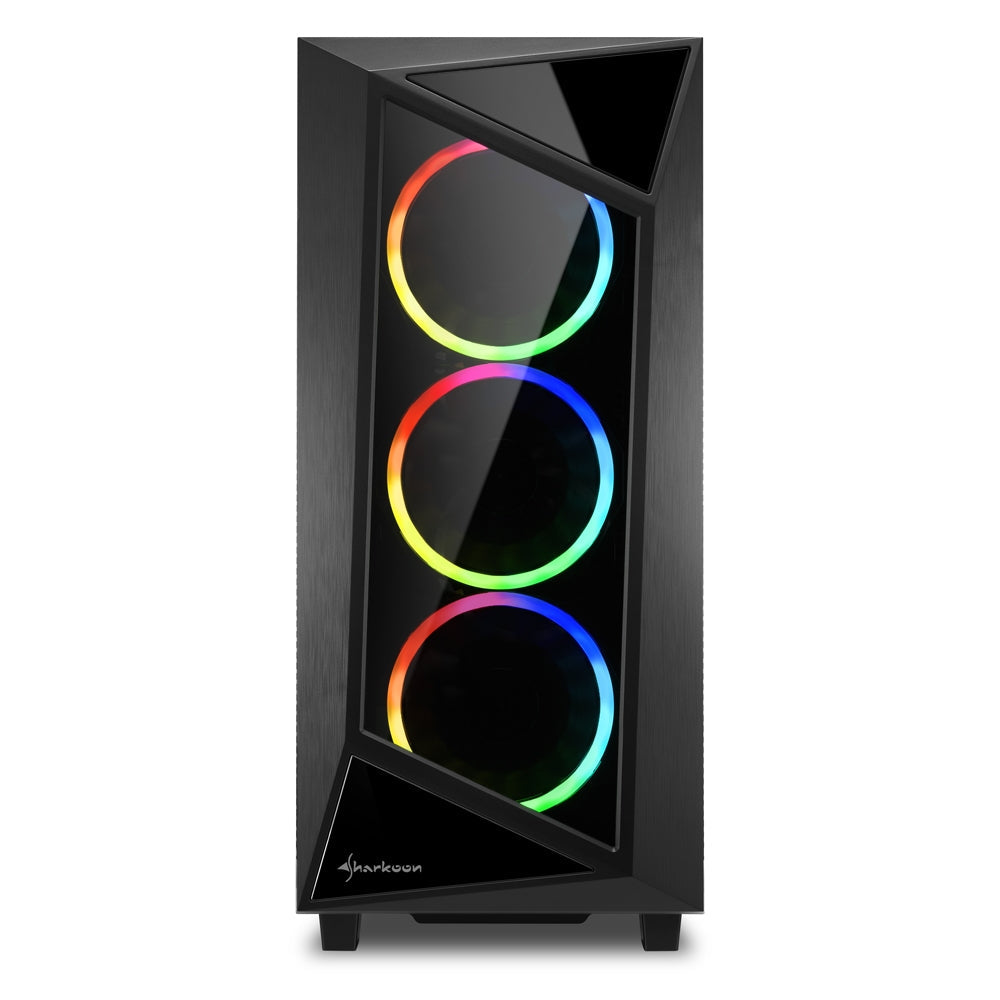 Sharkoon REV200, Tower Case (Black, Tempered Glass)
