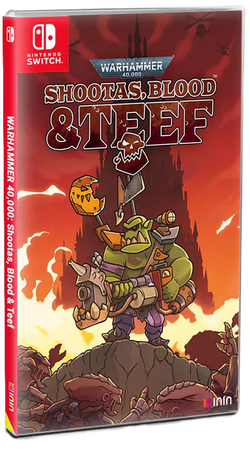 Warhammer 40,000: Shootas, Blood & Teef – forside til Nintendo Switch