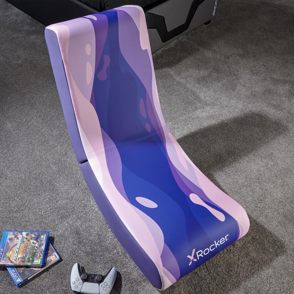X-Rocker - Video Rocker Gaming Floor Chair - Lava Pink X-Rocker