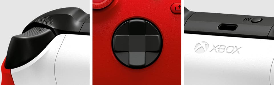 Microsoft Xbox Controller Röd/Vit