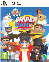 Sniper Dan - Hotshot Edition – PlayStation 5 – illustration og logo