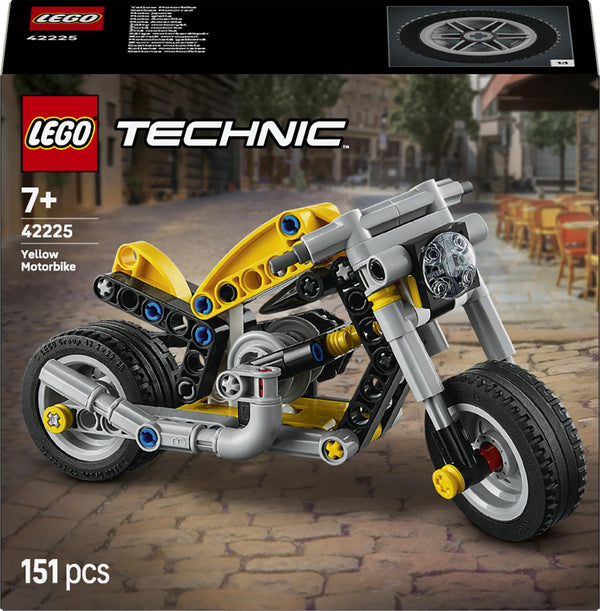 LEGO Technic Gul Motorcykel