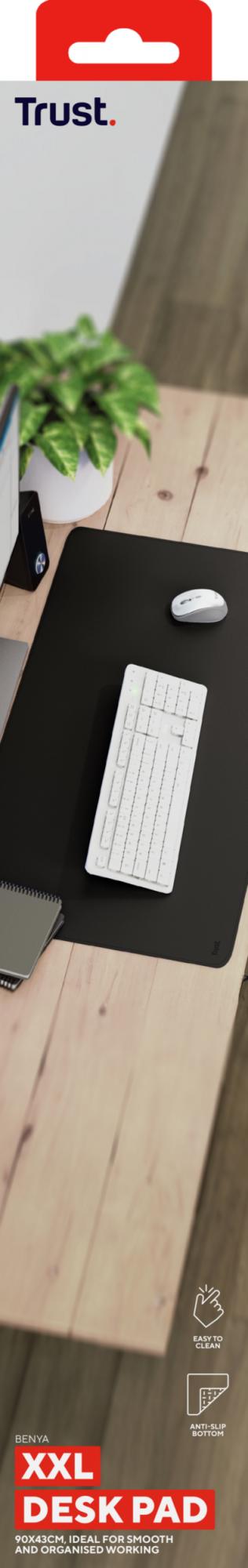 TRUST BENYA XXL DESK PAD - BLACK