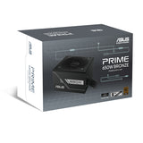 ASUS PRIME-650B-BLACK – produktemballage med PRIME 650W Bronze-mærkning