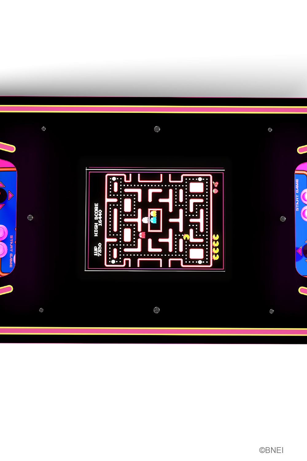 ARCADE 1 UP MS. PAC-MAN HEAD-TO-HEAD-BORD