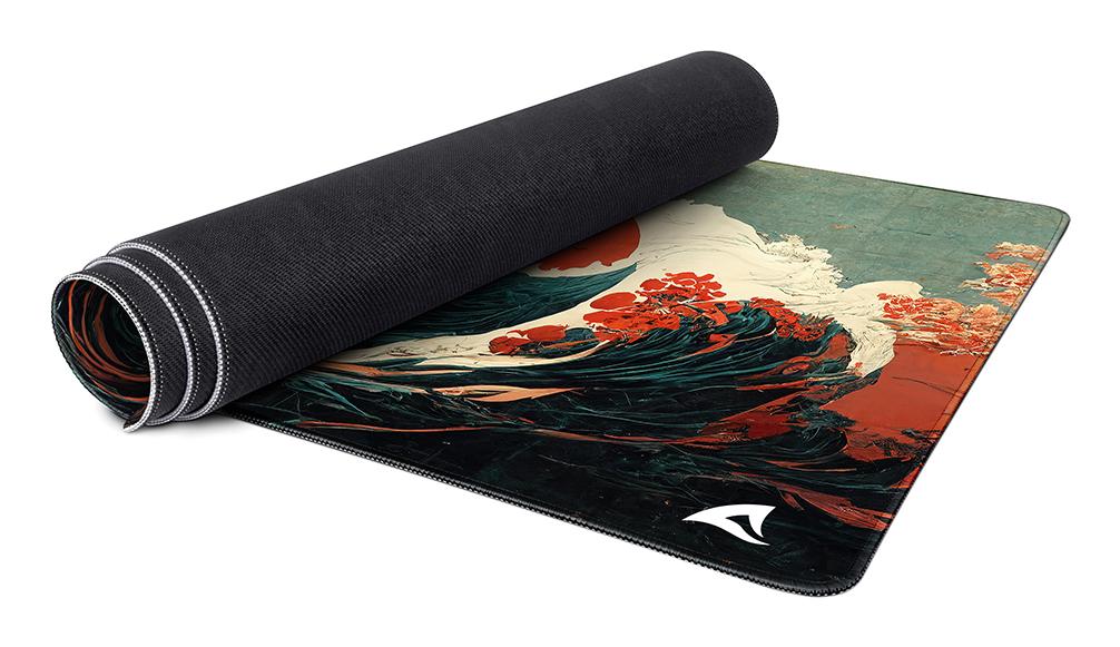 Sharkoon SKILLER SGP40 D2 Teal Multicolor 1000x500mm Water-Repellent Stitched Anti-Slip Gaming Mouse Pad Sharkoon
