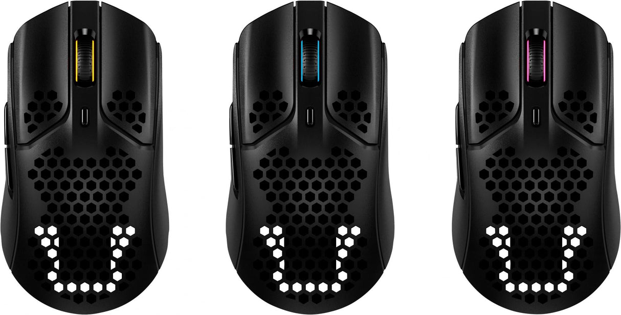 HyperX Pulsefire Haste Optical Wireless Svart Röd