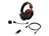 HyperX Cloud II Gaming Wireless Headset Svart Röd