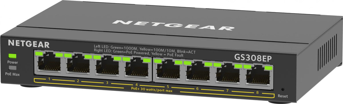 Netgear 8PT GE PLUS SWCH W/ POE+ Netgear International Limited