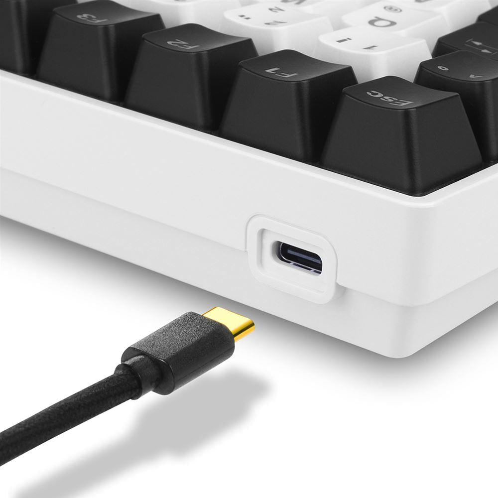Sharkoon SKILLER SGK50 S3 (white, DE layout, Gateron Red) Sharkoon