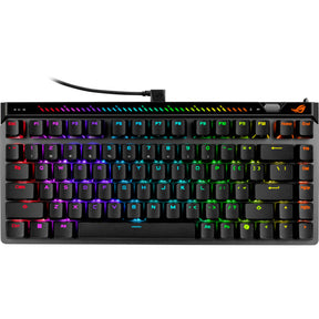ASUS ROG Falchion Ace 75 HE – sort tastatur set ovenfra