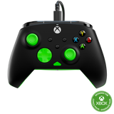 Turtle Beach Rematch Core Wired – Xbox/PC, sort/grøn – Sort/grøn controller med Xbox-logo