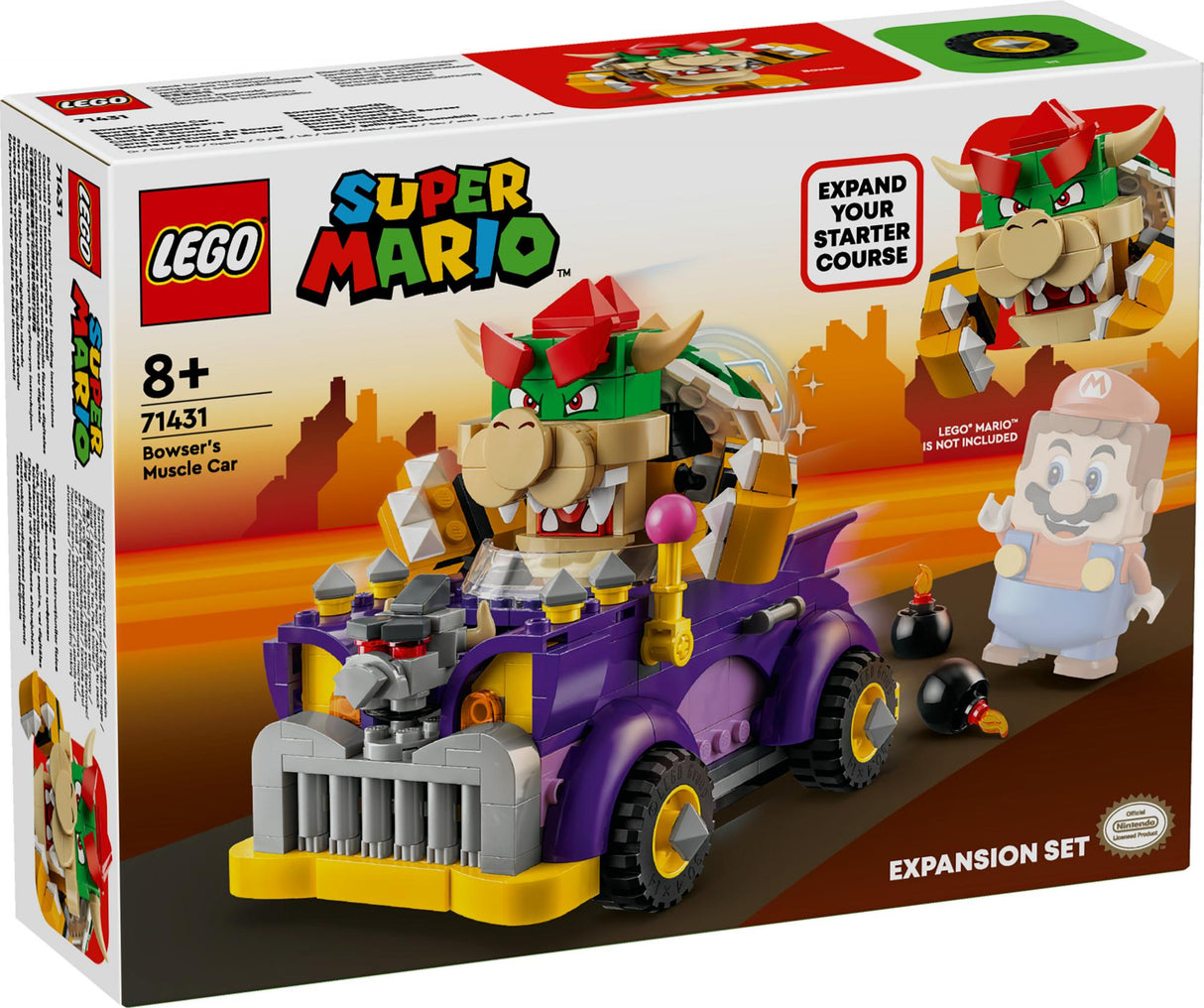 LEGO Super Mario - Bowser&#039;s Muscle Car Expansion Set (71431)