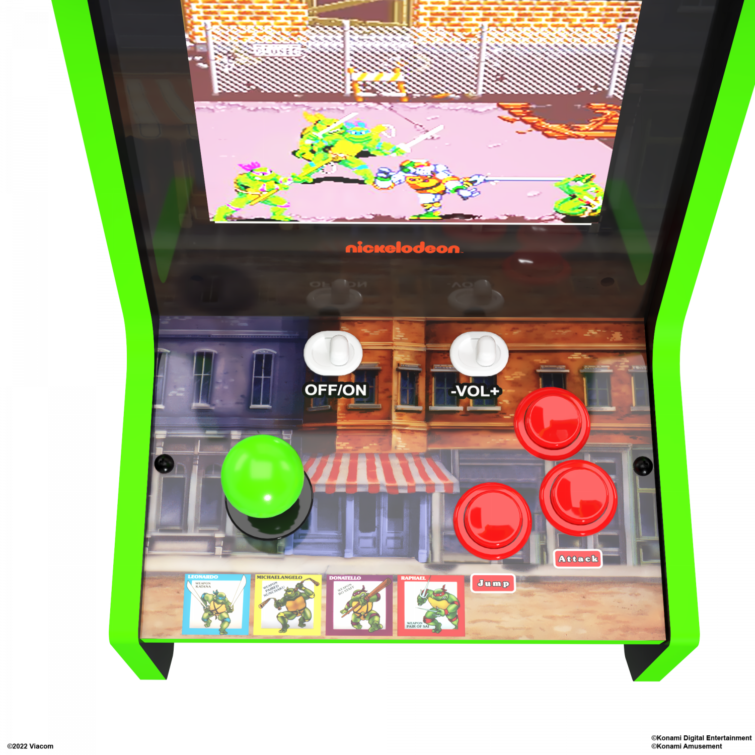 ARCADE 1 UP TEENAGE MUTANT NINJA TURTLES COUNTERCADE