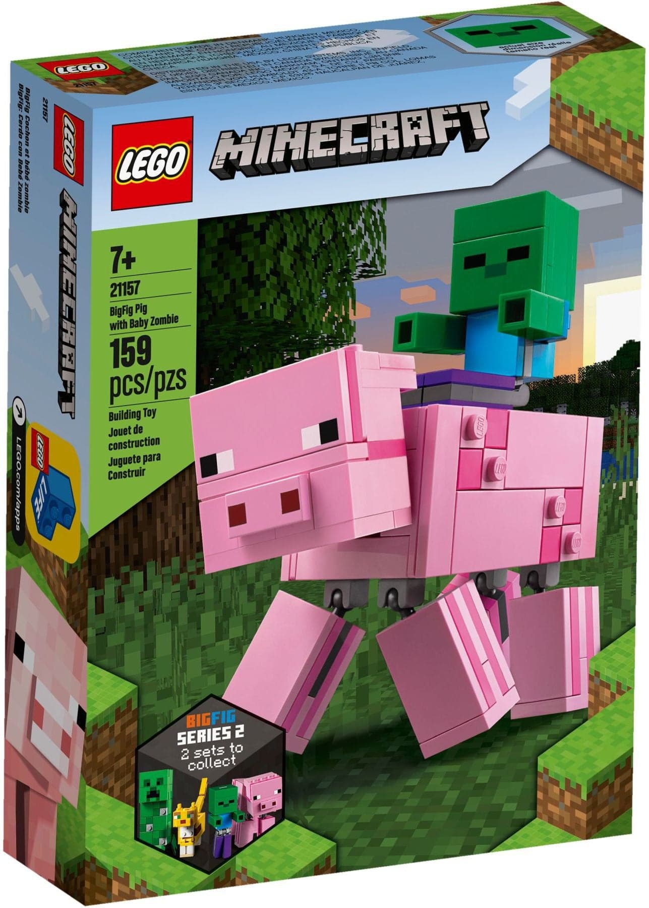 LEGO Minecraft - Stor Grisfigur Med Zombiebebis (21157)