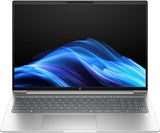 HP ProBook 4 G1a 16 – Ryzen 5 230, 16 GB, 512 GB, FreeDOS – DE – sølvfarvet ProBook set forfra, illustrativt tastaturlayout
