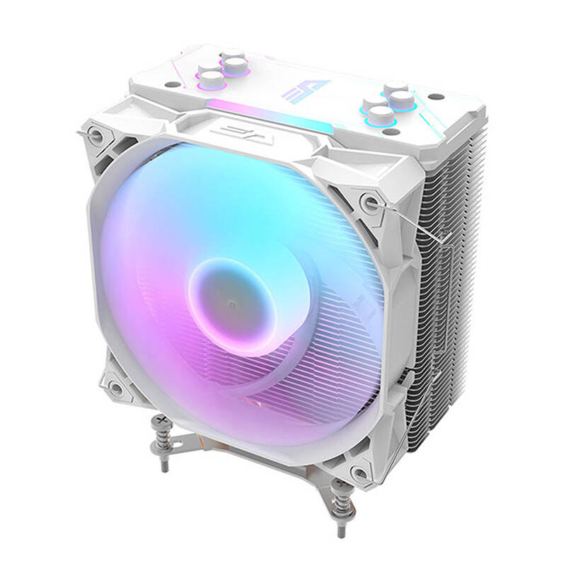 CPU aktiv køling  Darkflash S11 Pro  ARGB (køleplade + blæser 120x130) hvid Darkflash