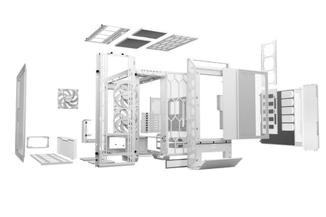 be quiet! Dark Base Pro 901, big tower case (white) Be quiet