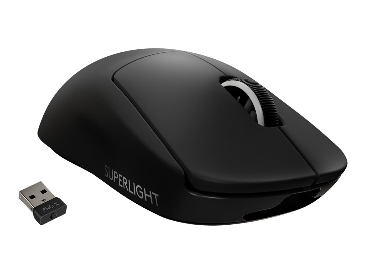 Logitech PRO X SUPERLIGHT Trådlös Spelmus Optisk Trådlös Svart