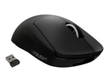 Logitech PRO X SUPERLIGHT Trådlös Spelmus Optisk Trådlös Svart