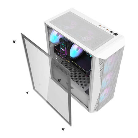 Datorfodral Darkflash DK352 Mesh (vit)