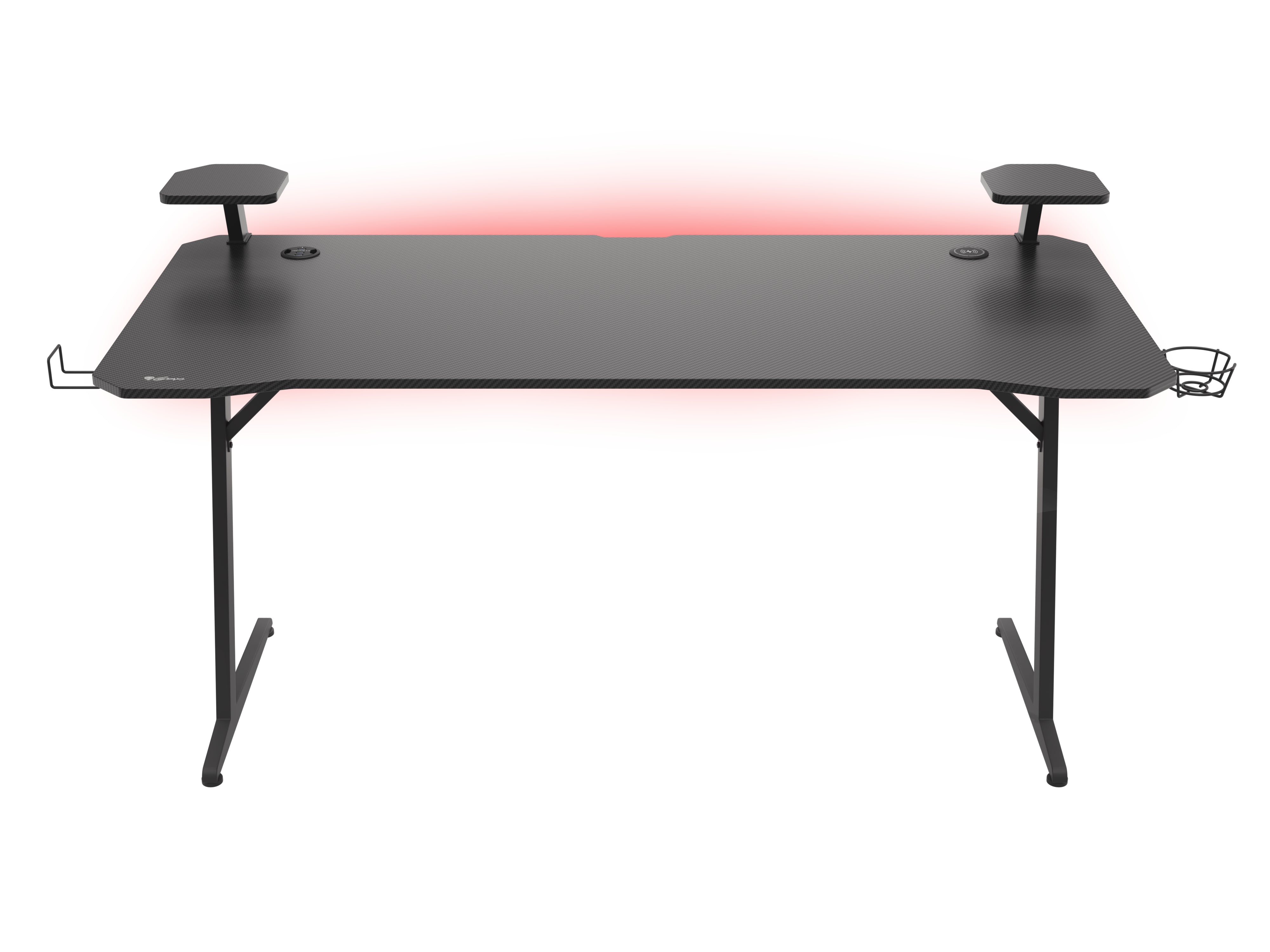 Genesis Holm 510 RGB Skrivbord Stålram Svart Gaming