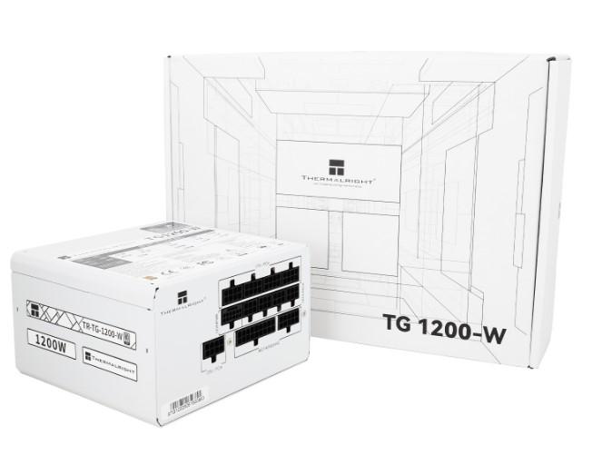 Thermalright TR-TG 1200-W Vit - PSU, 80+ Guld